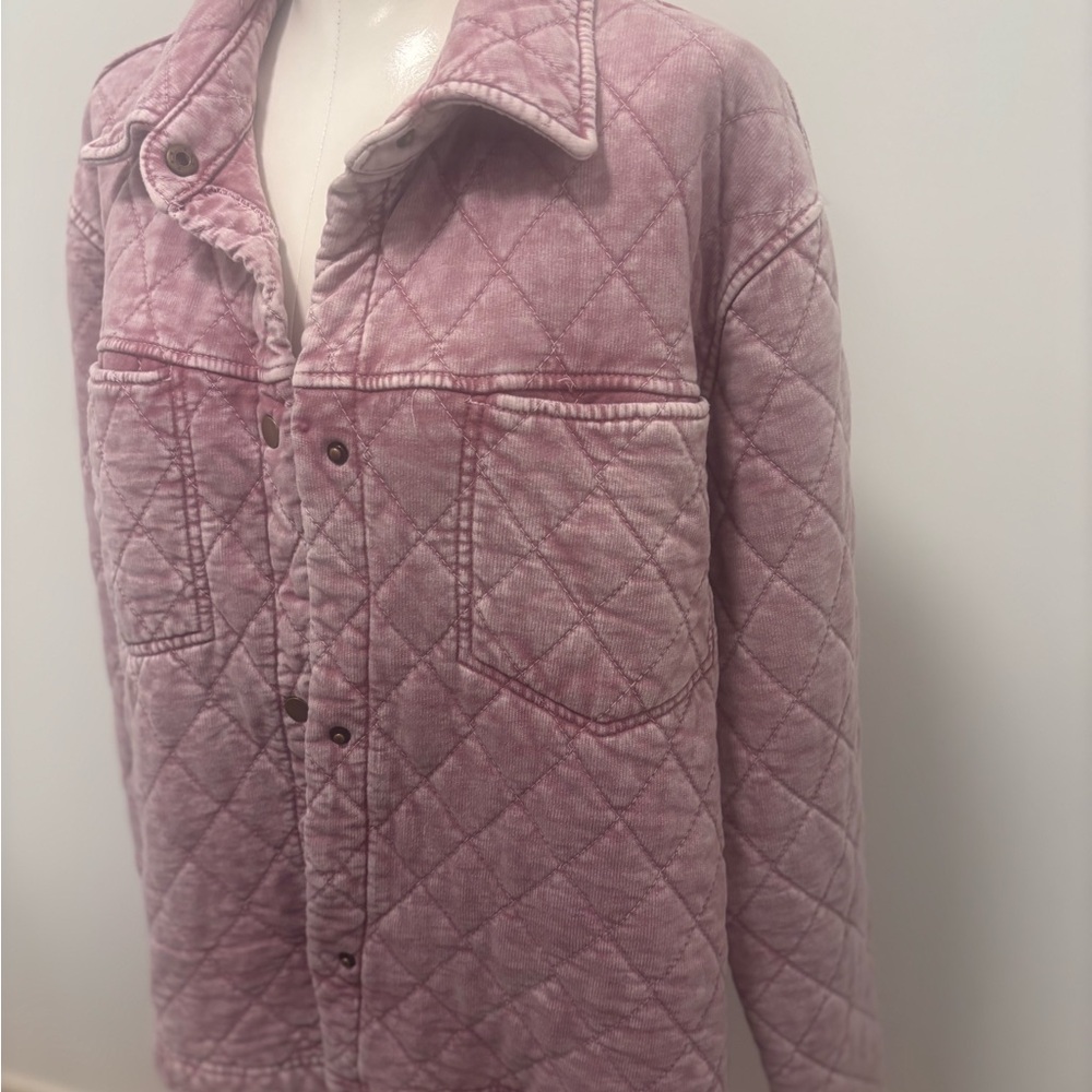 Jane And Delancy Quilted Pink Jacket - - Picture 7 of 7